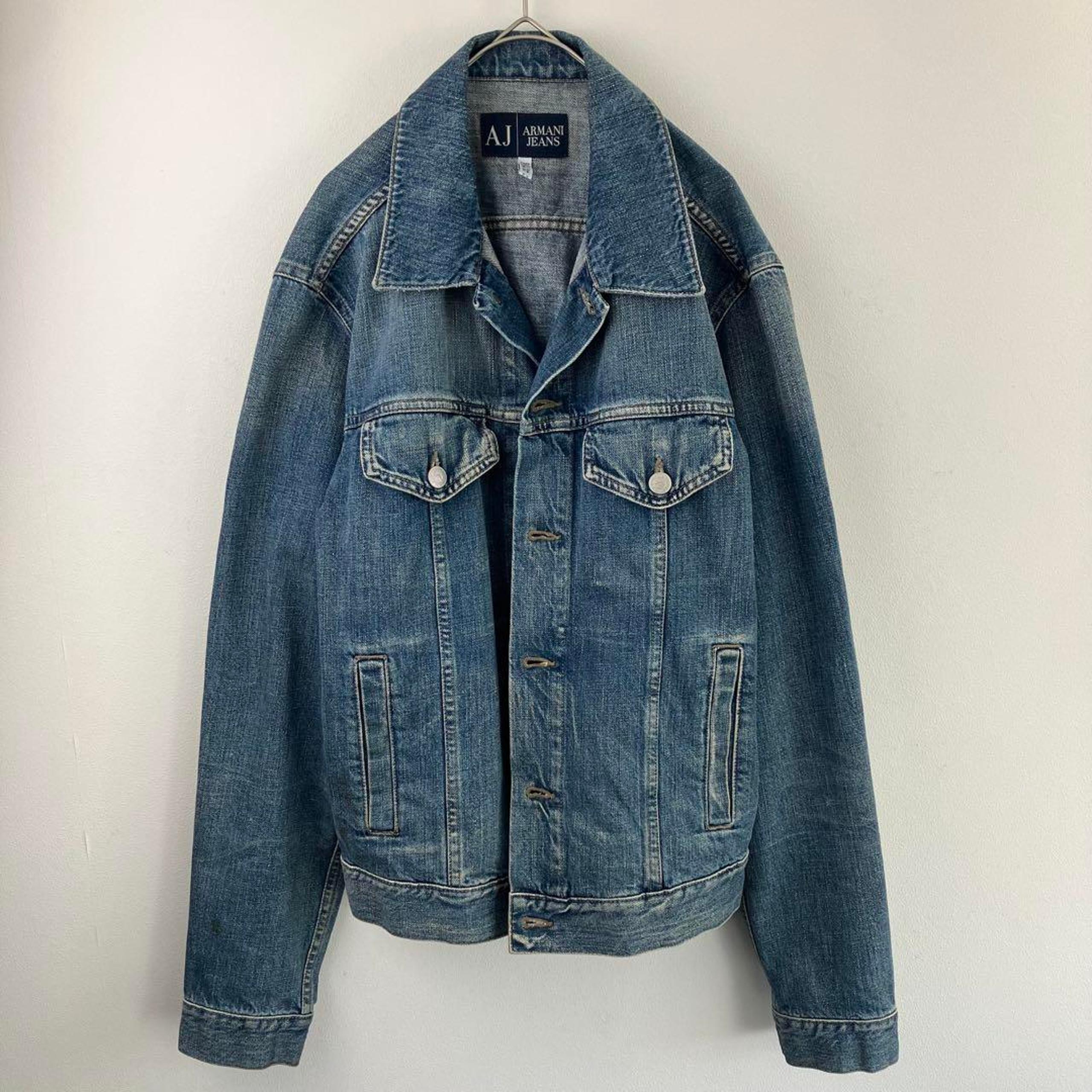 Armani Jeans Denim Jacket, Size M, Giorgio Armani