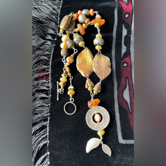 Autumn Breeze handmade one of a kind necklace