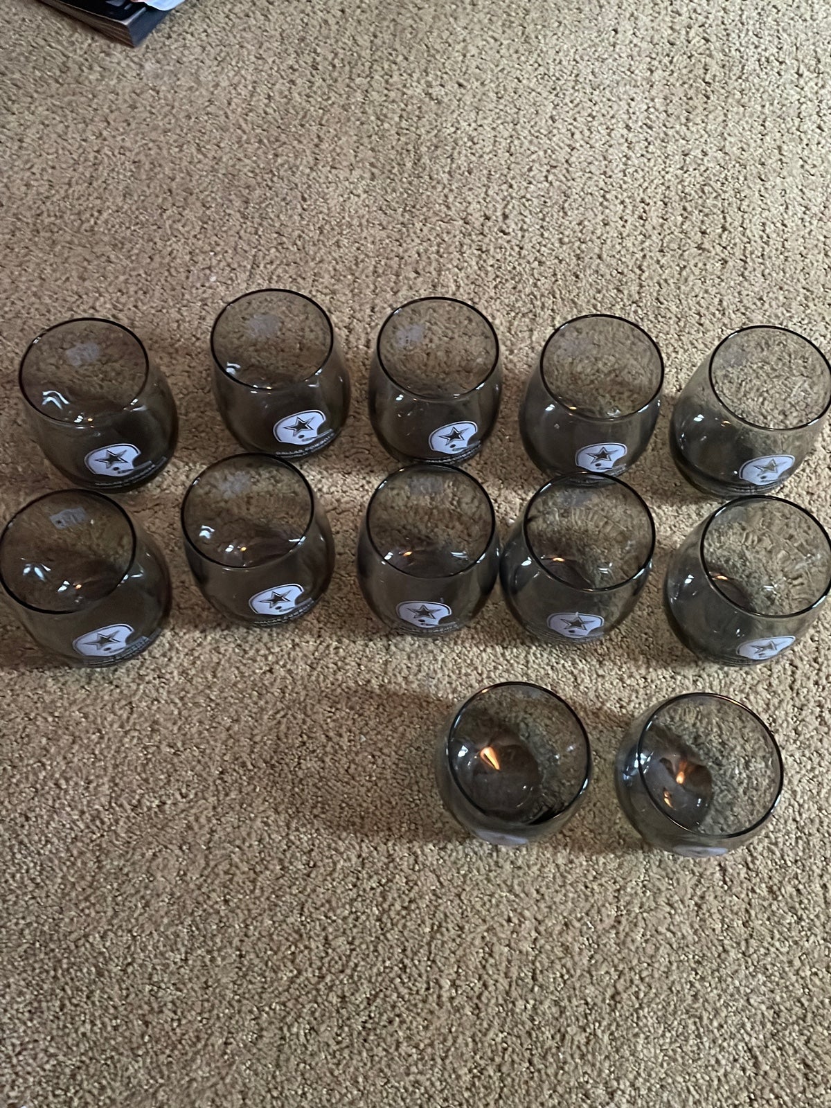 Dallas Cowboys 1972 World Champion Glassware