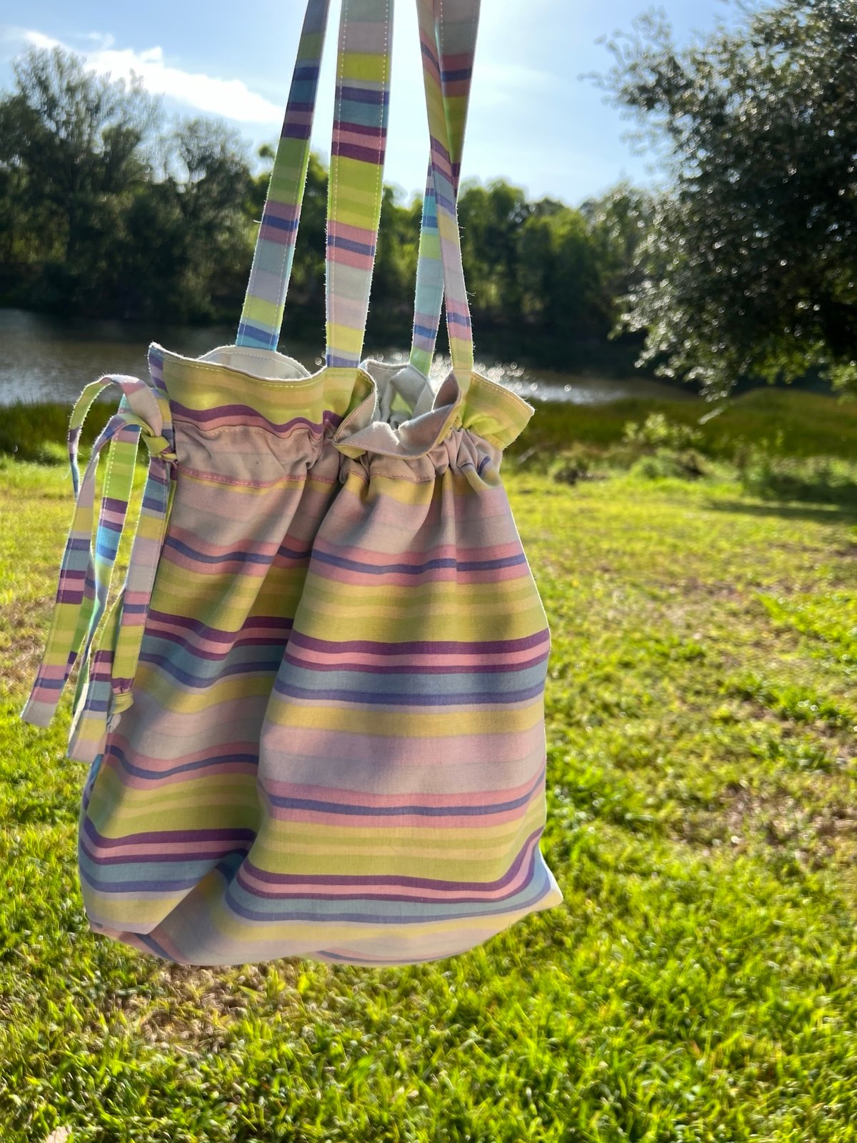 Drawstring Tote Bag
