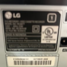 Lg dvd vcr combo parts only they do not work