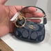 Coach Mini Nolita Bag Charm In Signature Canvas