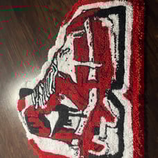 Custom tufted Drip Rug