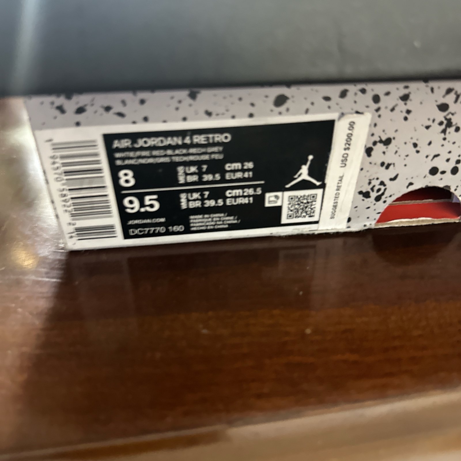 Jordan 4 Fire Red