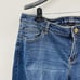 Lane Bryant Womens Size 18 Mid Rise Girlfriend Crop Jeans with Crochet Trim 69