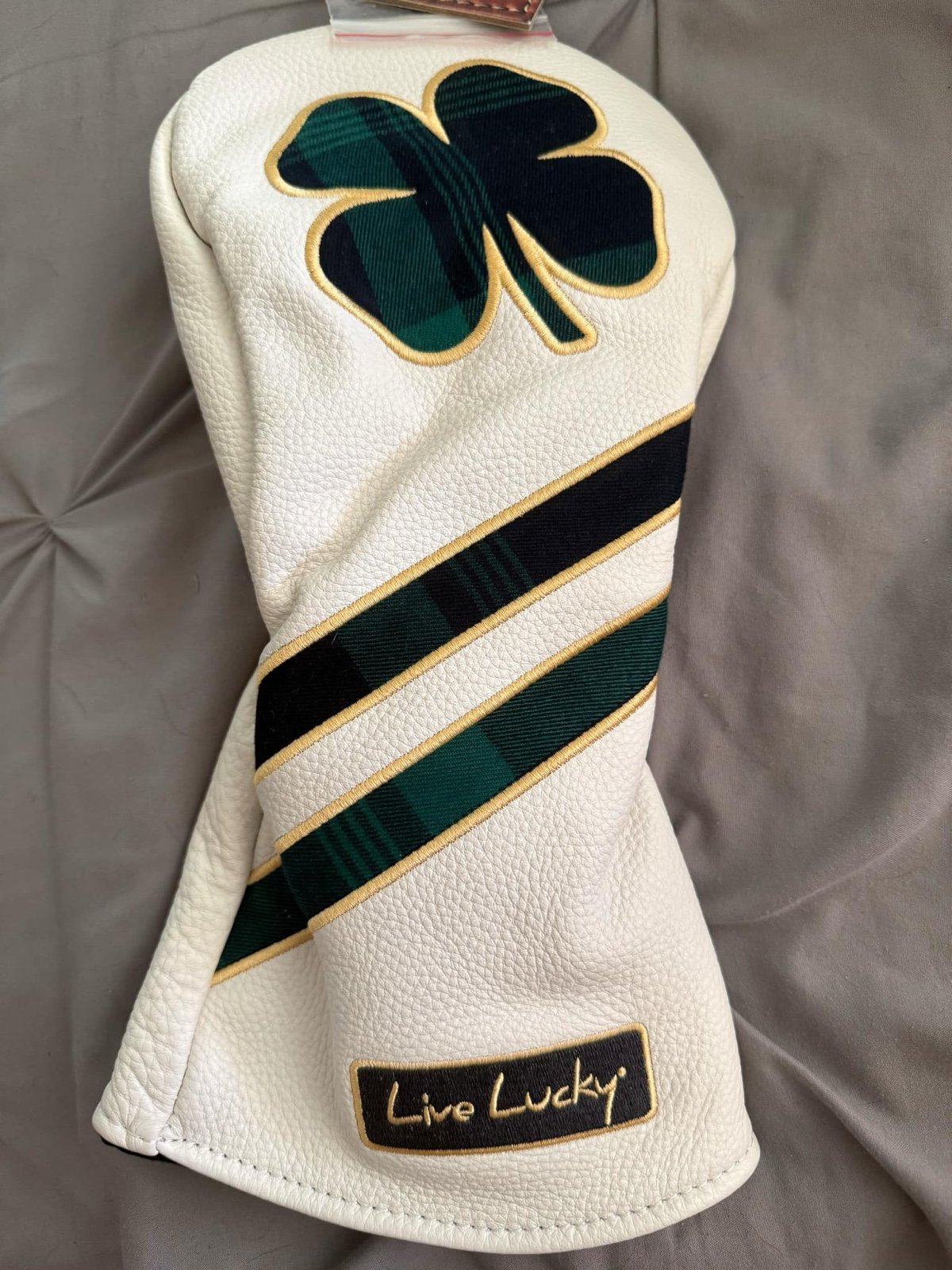 Live lucky golf head cover
