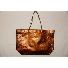 Vintage 1980s Nite Lites Bronze Tote Bag Purse Fully Lined Holiday Fair, Inc.