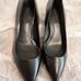 Alexander Wang Simona Cutout black Leather heel Pumps rose gold Hardware 36.5