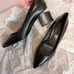 Alexander Wang Simona Cutout black Leather heel Pumps rose gold Hardware 36.5