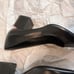 Alexander Wang Simona Cutout black Leather heel Pumps rose gold Hardware 36.5