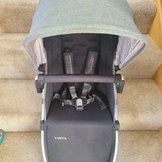 Toddler - main seat for UPPAbaby UPPA BABY vista stroller. Silver frame Gregory