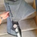 Toddler - main seat for UPPAbaby UPPA BABY vista stroller. Silver frame Gregory