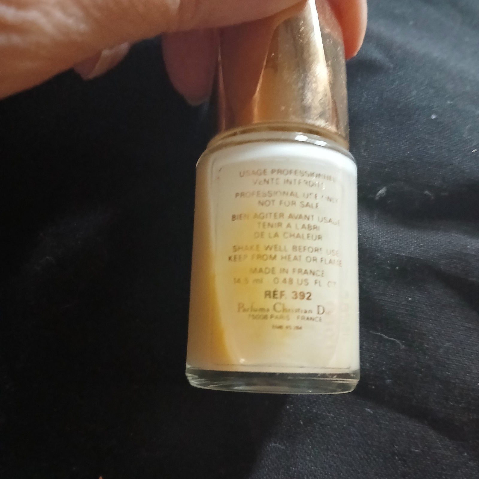 Vintage Christian Dior Vernis A Ongles 104 COQUILLAGE SHELL Nail Polish vintage - detail