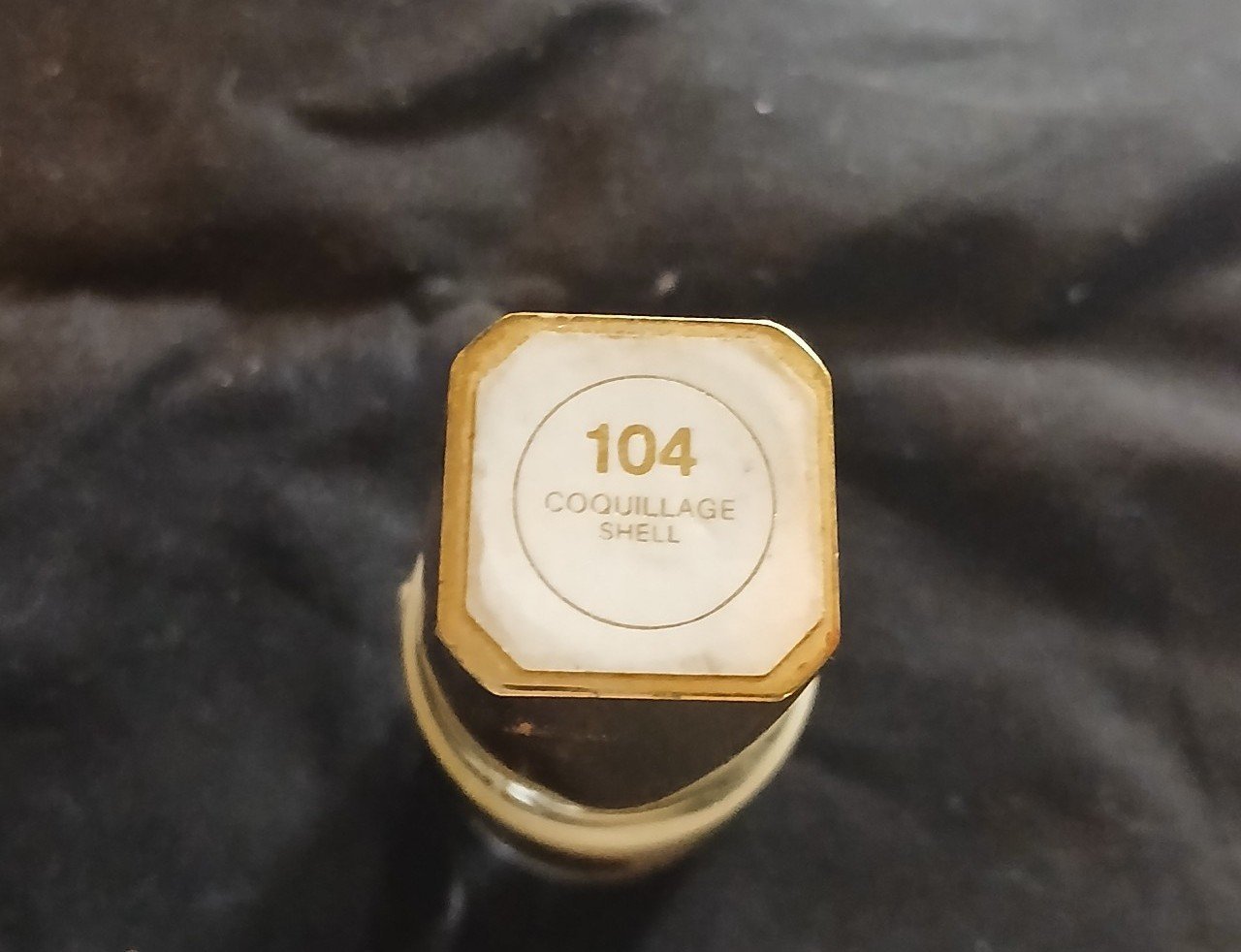 Vintage Christian Dior Vernis A Ongles 104 COQUILLAGE SHELL Nail Polish vintage - detail