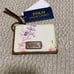 POLO RALPH LAUREN Pass Case New with Tags Flower Pattern