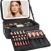 Makeup Bag with LED Mirror, 15 inches Large Makeup Case with Lighted Up Mirror