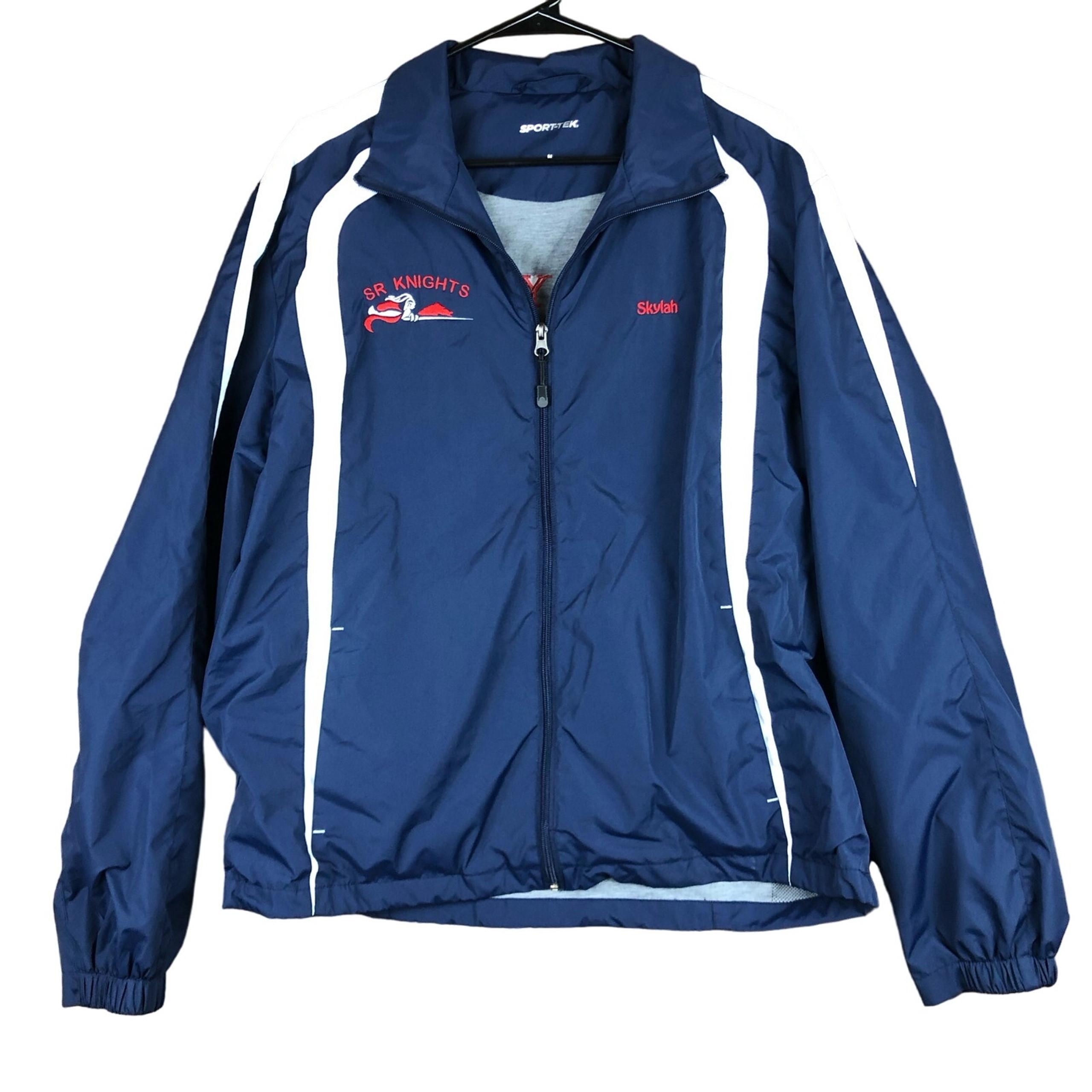 Sport-Tek Womens Jacket Blue SR Knights Logo Full Zip Athletic Medium