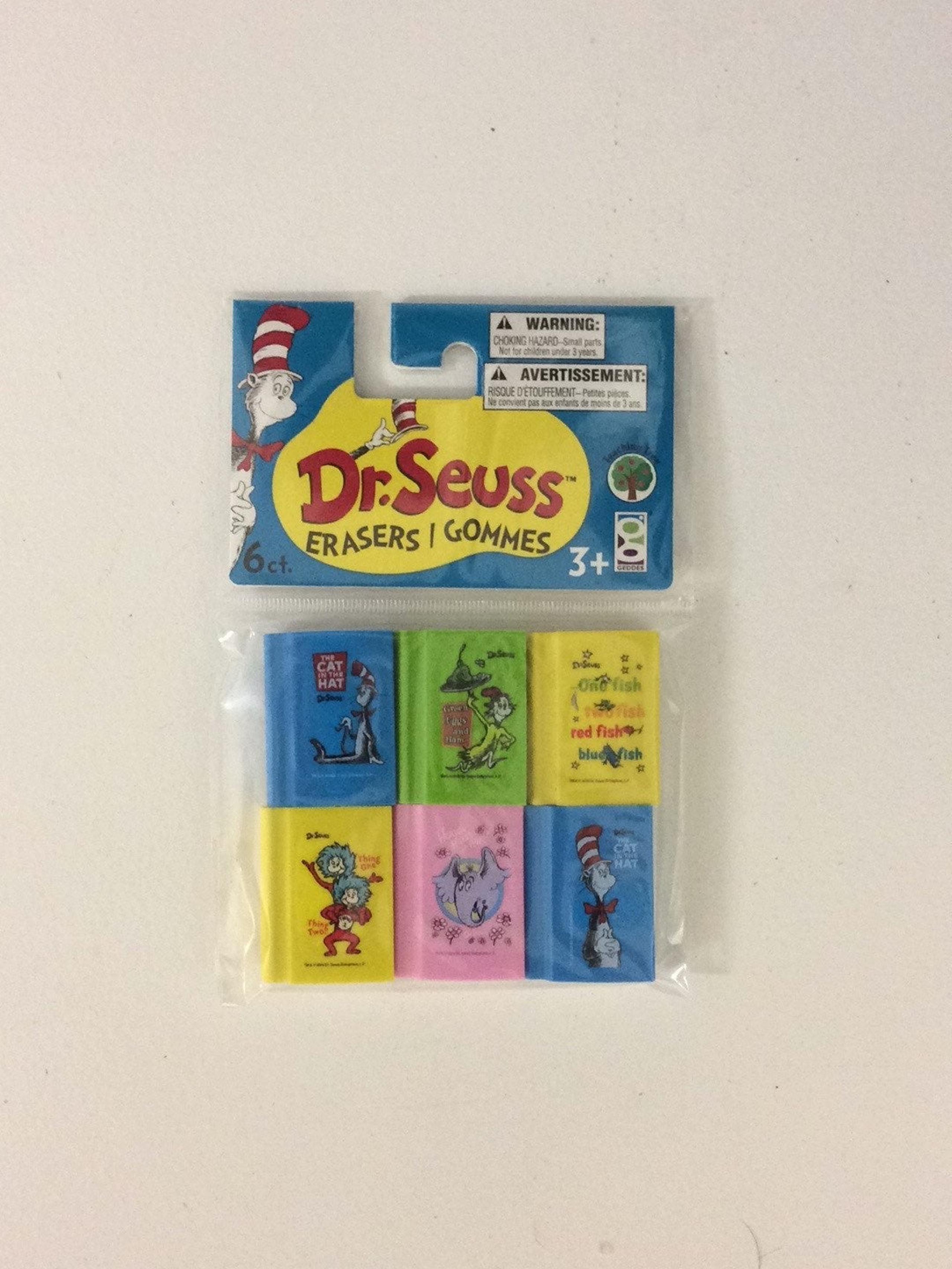 Dr. Seuss Erasers Set of 6