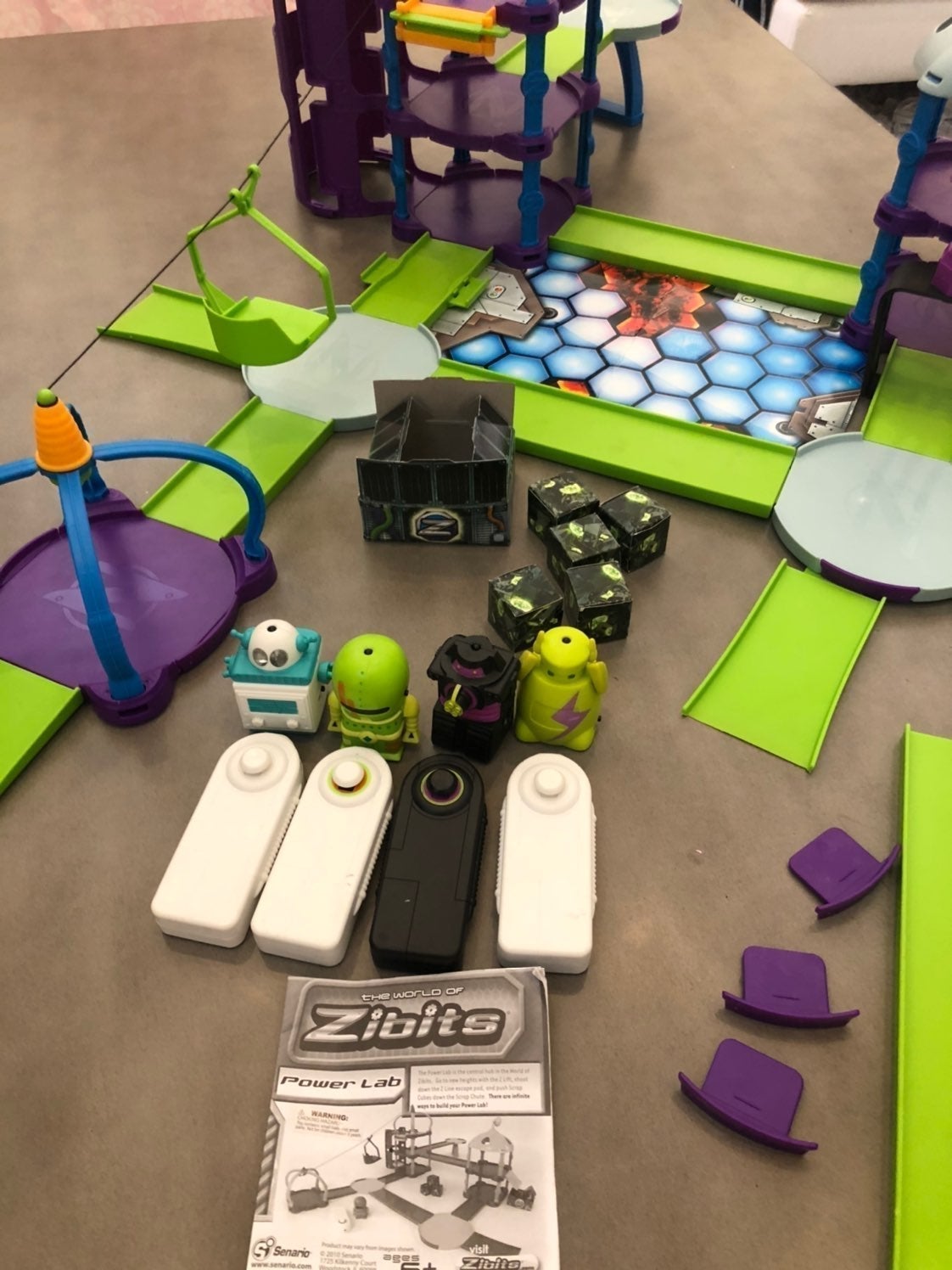 4 RC Zibits Robots and Power Lab