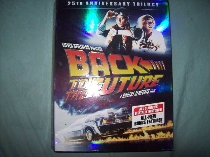 back to the future 25th anniversary trilogy 3 dvd+bonus dvd used