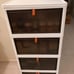 4 Tier Stackable Plastic Storage Bins with Lid and Wheels - 23 QT Closet
