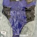 Frederick's blue SATIN & LACE TEDDY smll