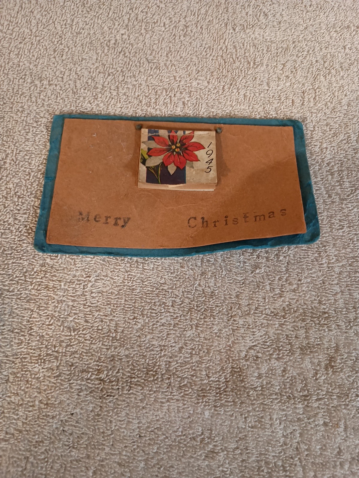 Vintage Hand Crafted Christmas Card