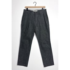 ROBERT GELLER Mens Tweed Pants Straight Leg Trousers Gray size 31x27
