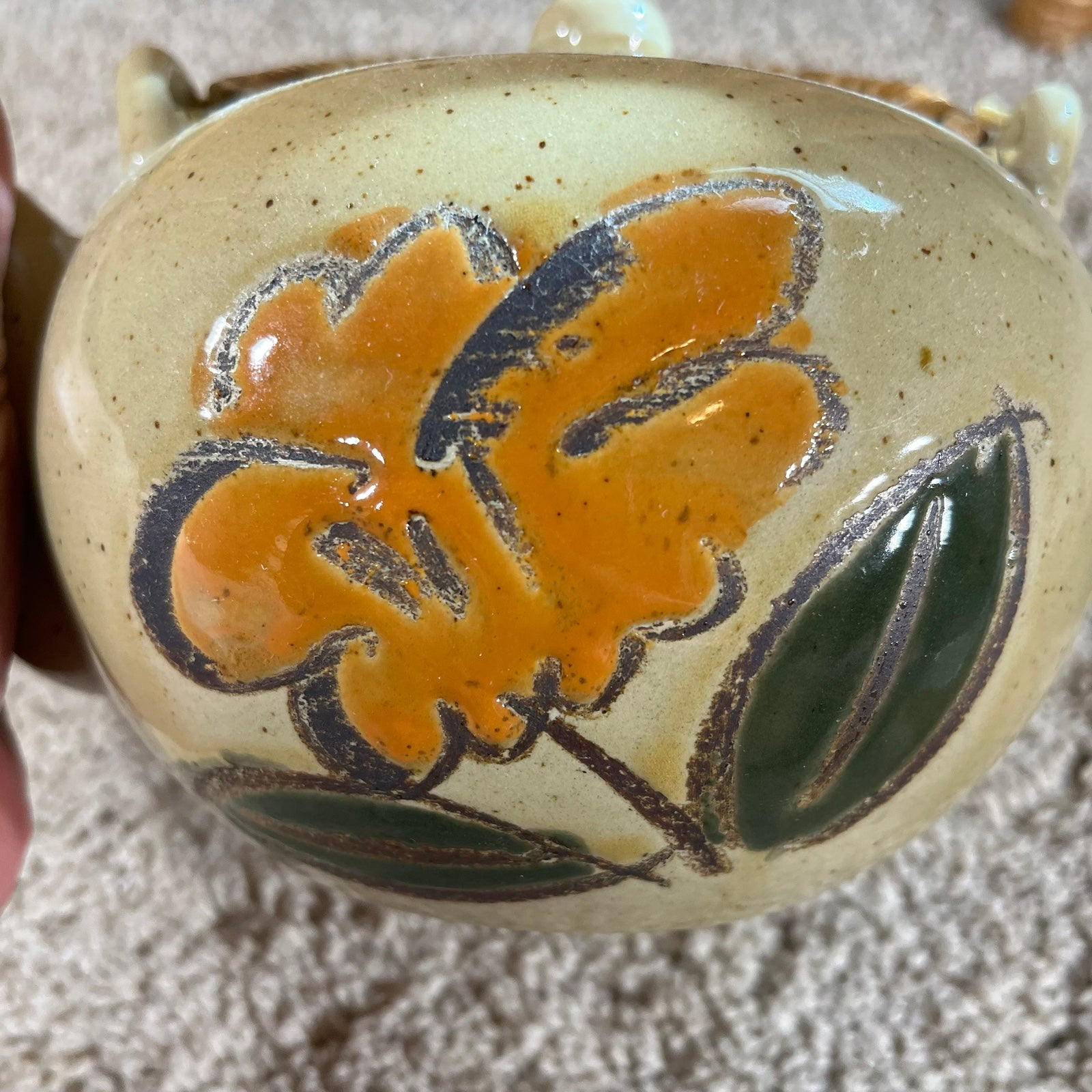 Vintage Japanese tea set pot with cups floral made in Japan LIKE NEW store flowers