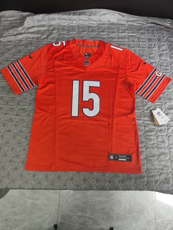 Men's Chicago Bears Rome Odunze Nike Orange Jersey