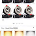 TORCHSTAR E-Star Series 3 Inch Gimbal LED Recessed Lights with J-Box, 7W