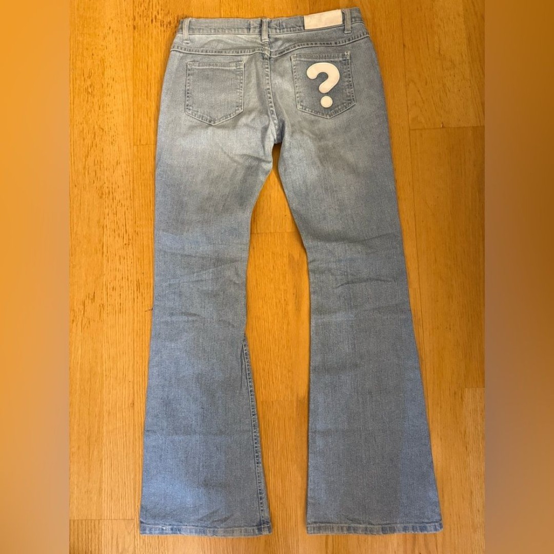 Y2K Moschino Low-Rise Flare jeans
