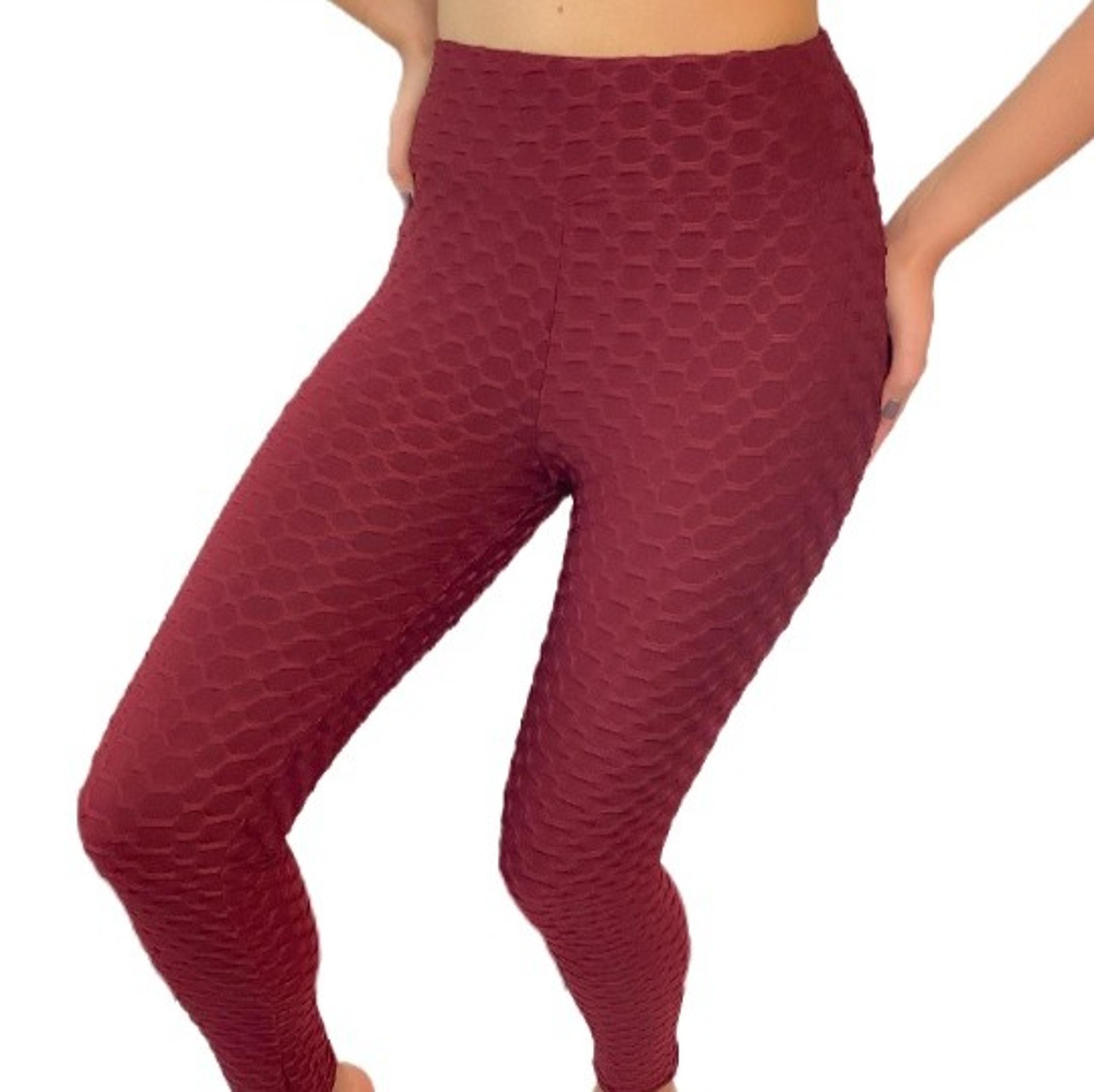 Women's activewear workout honeycomb bubble classic leggings. Yoga pants