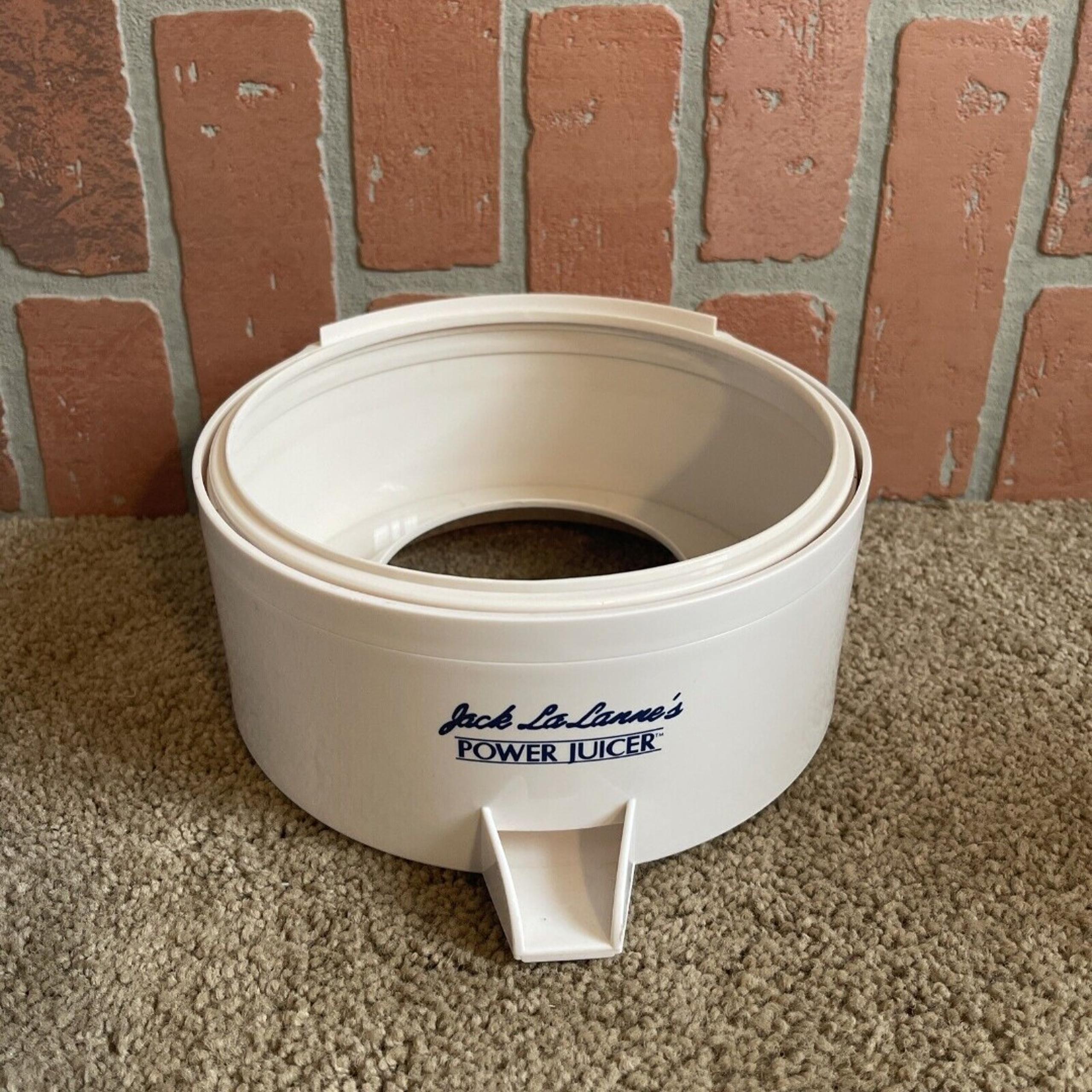 Jack LaLanne's Power Juicer CL-003AP Replacement Bin Bowl Receptacle with Spout