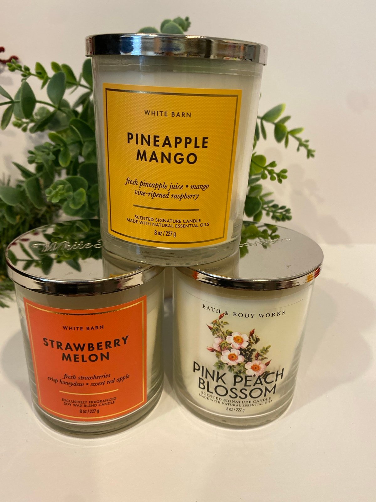 Bath & Body Works New Single Wick Candles X 3