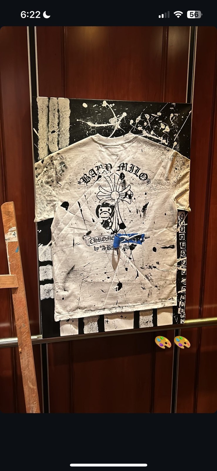 Chrome Hearts Bape Art piece