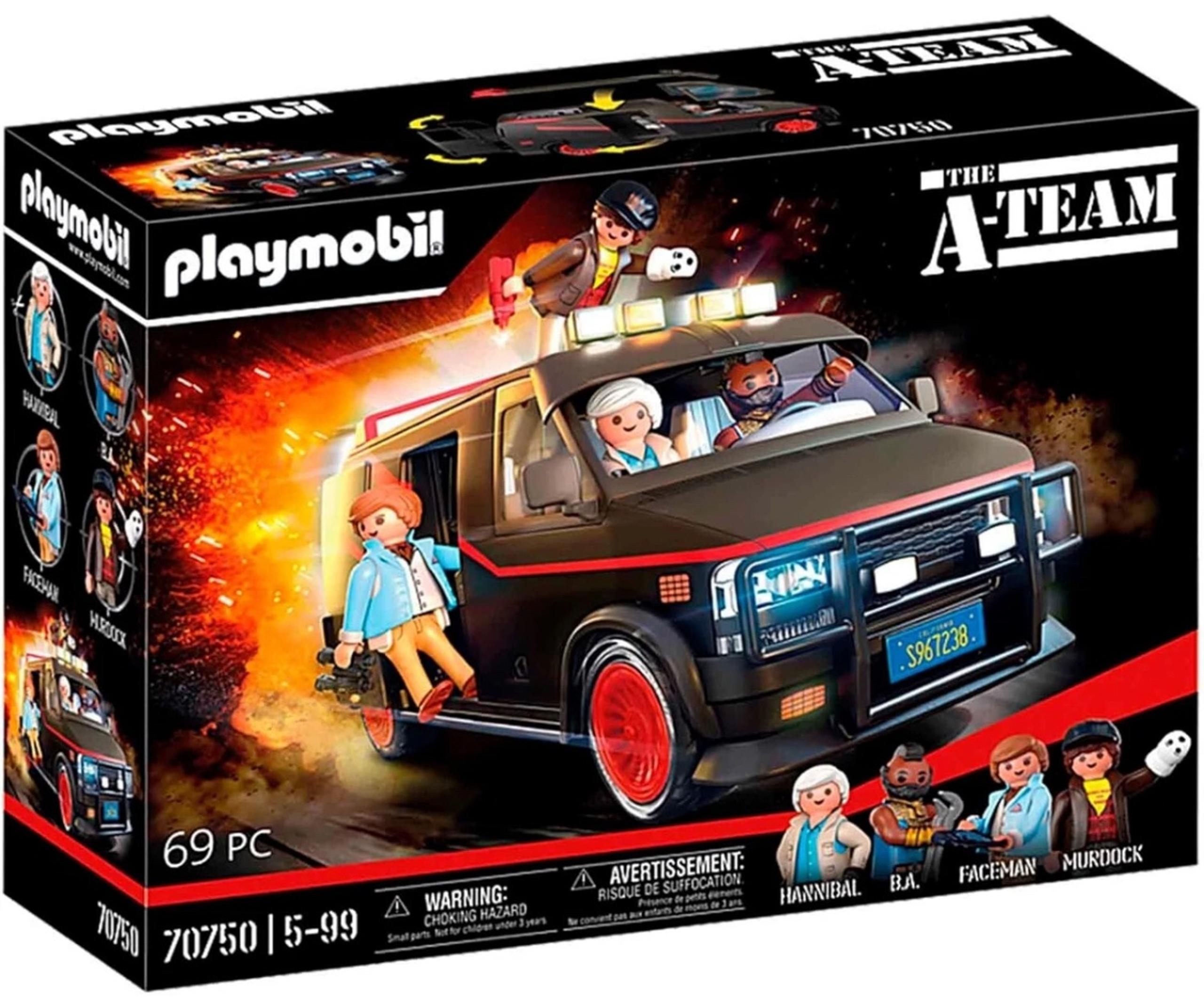 Playmobil - The A-Team Van 69pc Set #70750 - NEW