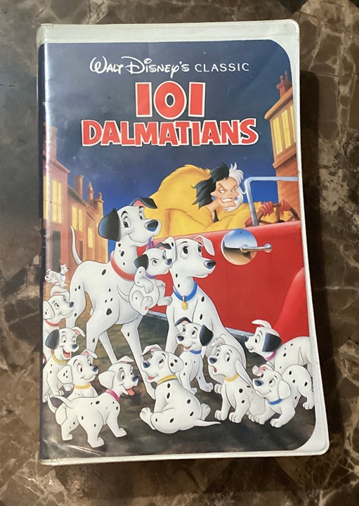 Walt Disney's 101 Dalmatians The Classics Collection Black Diamond VHS 1992