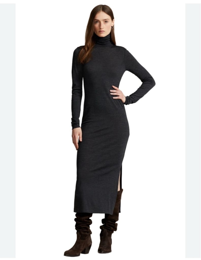 Women's Polo Ralph Lauren Black Maxi Dress, Size S