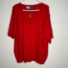 NWT VTG Jacque Koko Fuzzy Scoopneck Sweater Women Size 22/24 Angora Blend