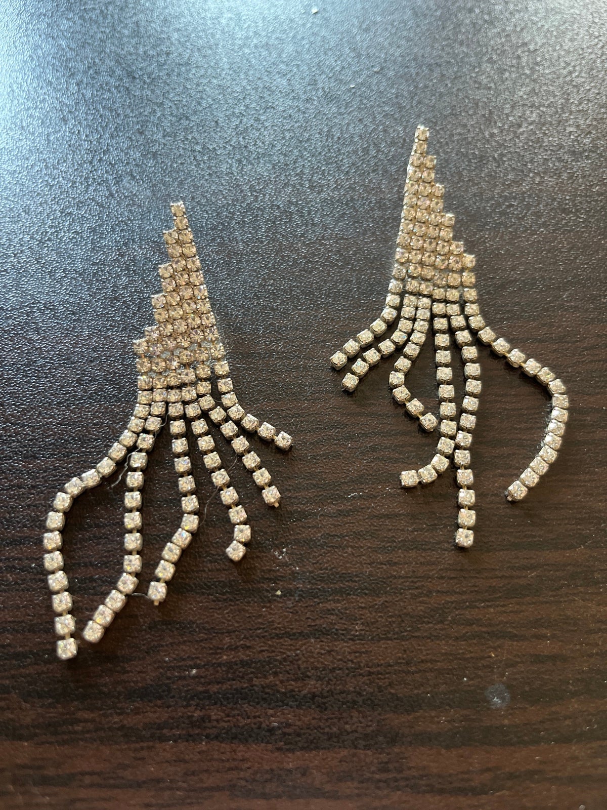Rare vintage rindstone Earrings bracelet necklace set