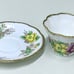 Vintage Salisbury PANSY Gold Trim Floral Teacup and Saucer Set 1878 Antique