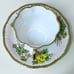 Vintage Salisbury PANSY Gold Trim Floral Teacup and Saucer Set 1878 Antique