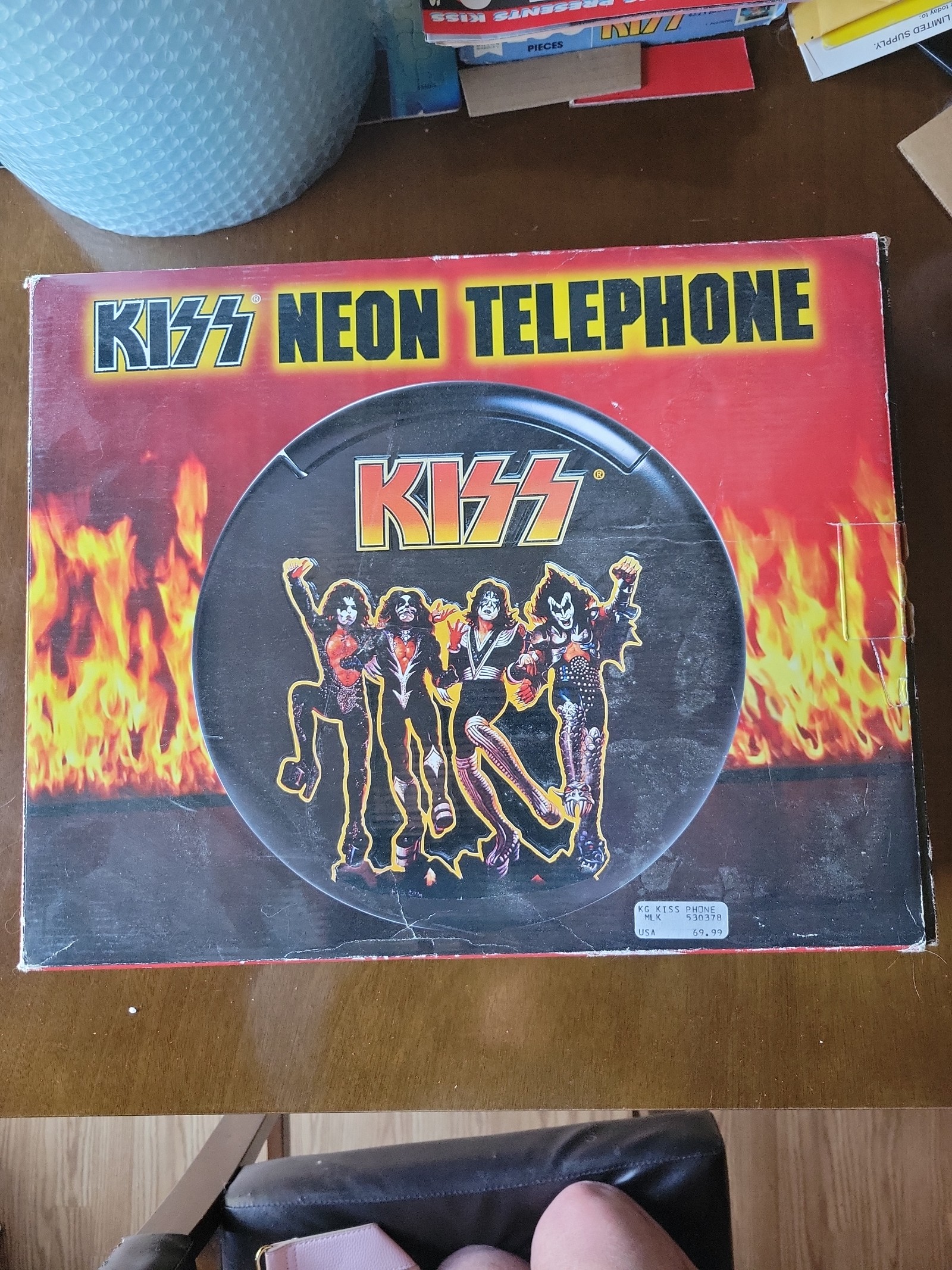 KISS Neon Telephone (Never been used in box)