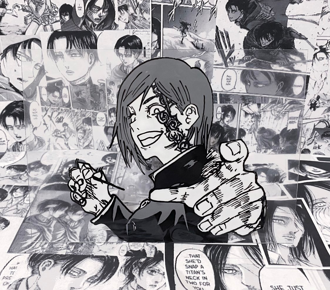 Nobara Jujutsu Kaisen Glass Painting