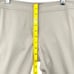 Derek Lam Beige Leather Knee Patch Ankle Zipper Riding Breeches Pants Size 10