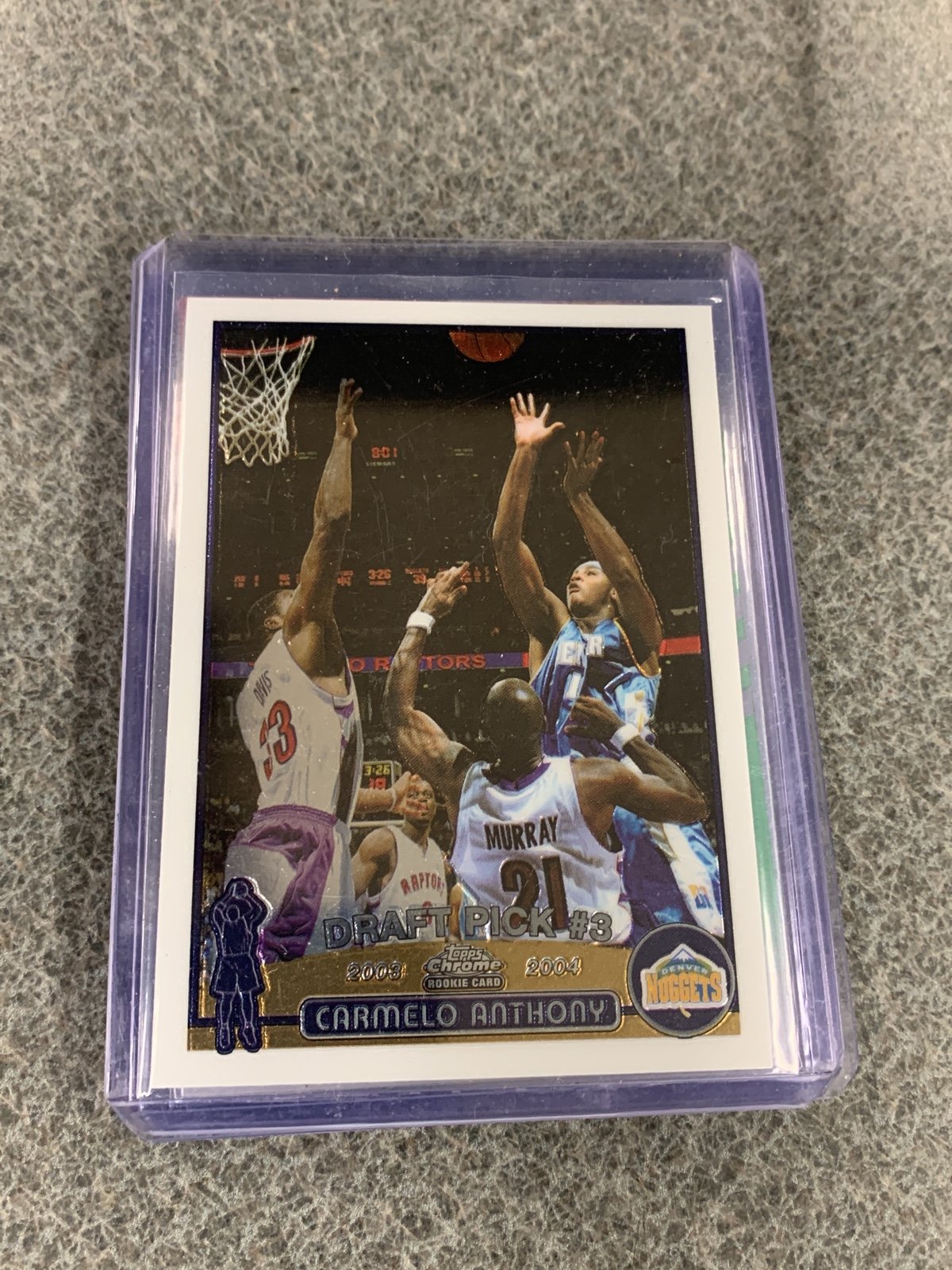 2003 Topps Chrome #113 Carmelo Anthony RC
