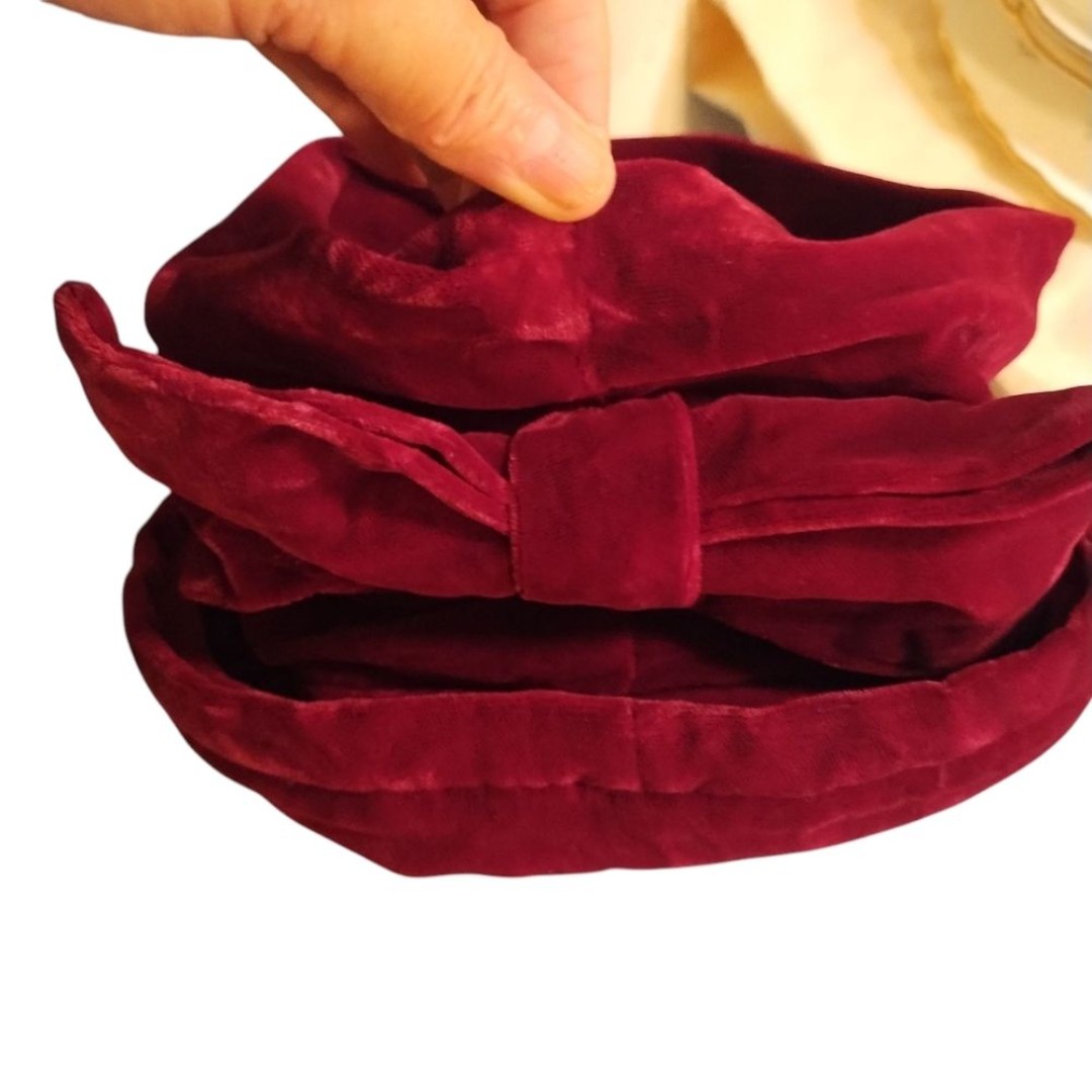 Betmar Red Velvet Hat