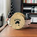 Bear Coasters Set of 6 Full Size Rustic Coasters in Handmade Canoe with Adorable