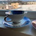 2 Golden Crown Demitasse cups & saucers